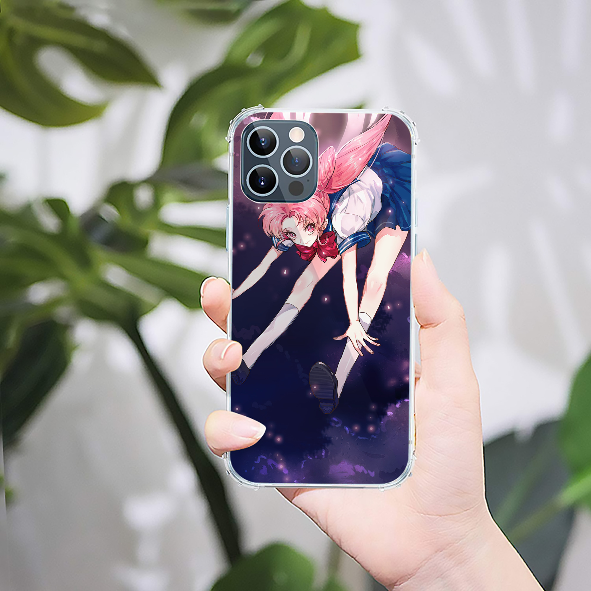 （画像用） 美少女戦士セーラームーン Sailor Moon 【iPhone 12シリーズ対応】透明スマホケース（クリアソフトケース）
